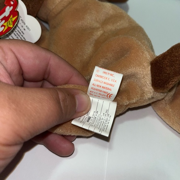 Rare Ty Beanie Baby Bones Style 4001 Tag Errors 1993/1994. - Picture 4 of 5